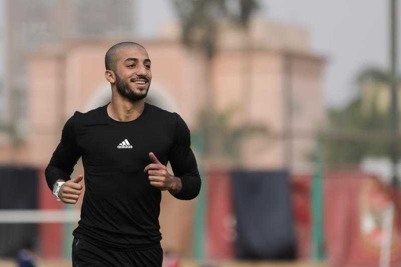 عبد المنعم ومتولي يواصلان التأهيل على هامش تدريبات الأهلي