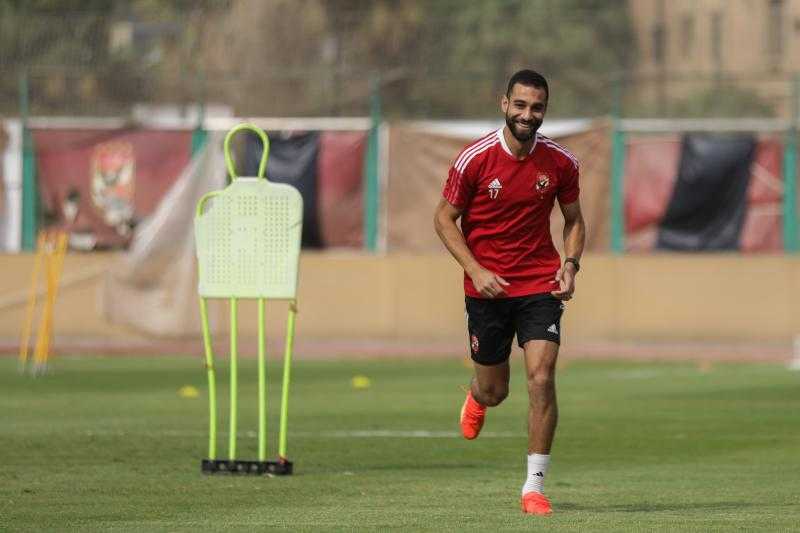 عمرو السولية يشارك في مران الأهلي كاملًا بعد تعافيه من الإصابة
