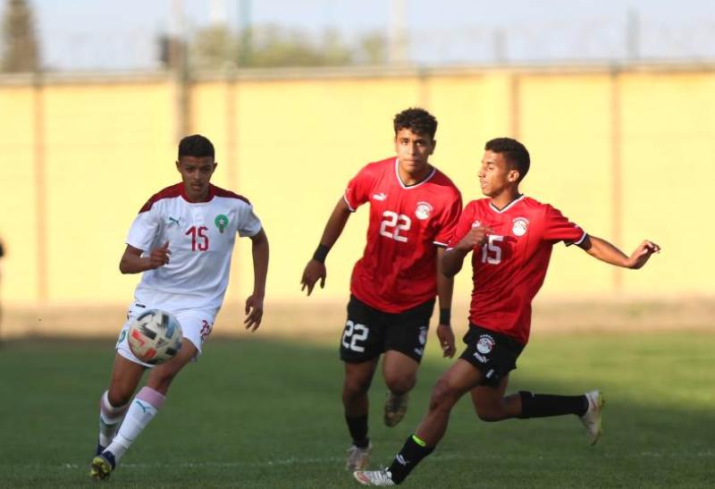 منتخب مصر والمغرب للناشئين