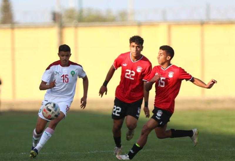 منتخب مصر يخسر من المغرب ويودع تصفيات أمم إفريقيا للناشئين