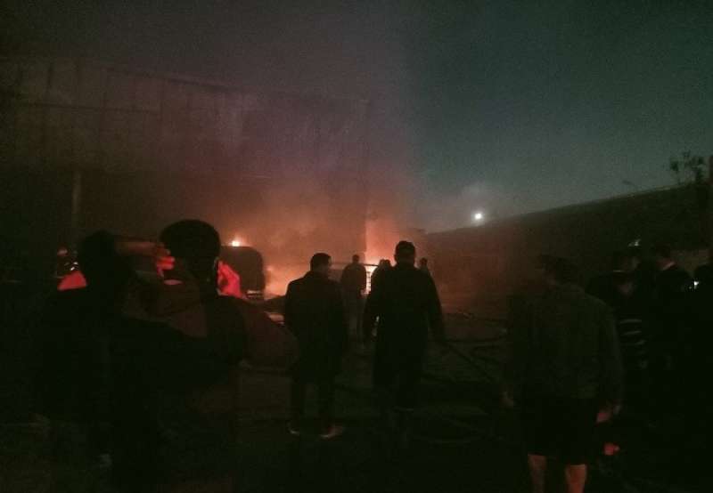 صورة من الحريق 
