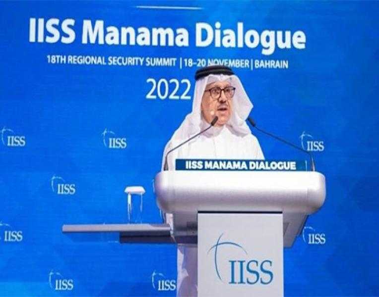 وزير خارجية البحرين بـ”حوار المنامة”: الصراعات خطر على المنطقة