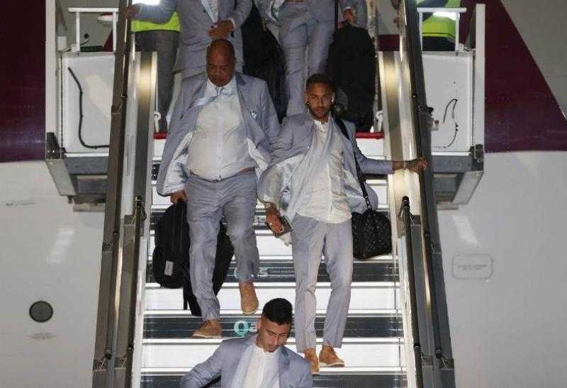 وصول منتخب البرازيل إلى الدوحة للمشاركة في كأس العالم