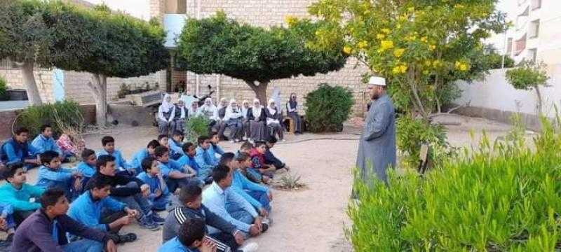 «خريجي الأزهر» تنظم لقاءً توعويًا لطلاب العلمين لمحاربة التطرف الفكري