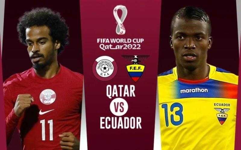 بث مباشر.. مشاهدة مباراة قطر والإكوادور في افتتاح كأس العالم 2022