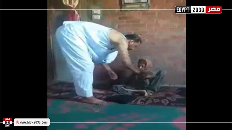 تعدي ابن على والدته