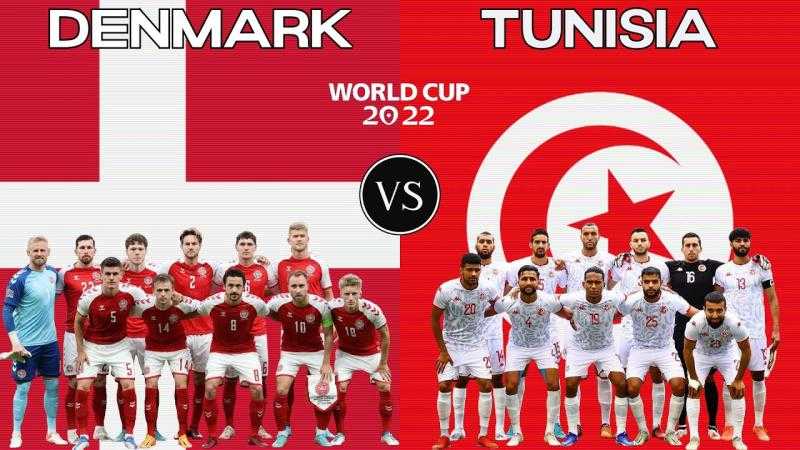 بث مباشر مباراة تونس والدنمارك في كأس العالم اليوم