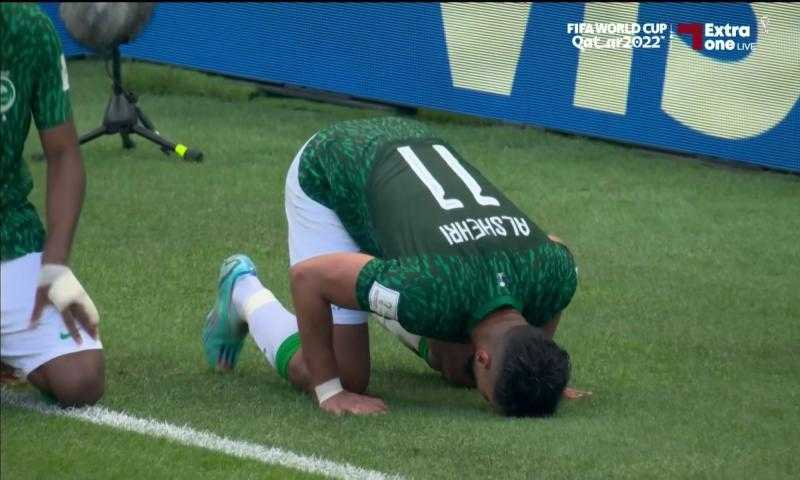 كأس العالم.. الشهري يسجل التعادل للسعودية في مرمى الأرجنتين