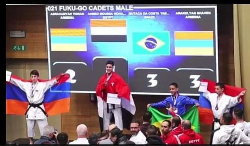 لاعبو القنطرة بالإسماعيلية يفوزون ببطولة العالم للكاراتية في سلوفينيا