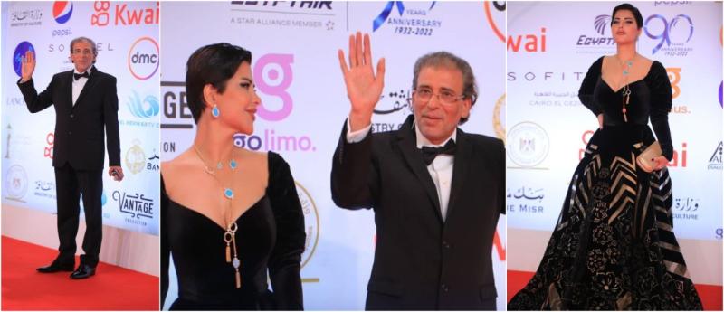 ظهور خالد يوسف وشمس الكويتية بحفل ختام مهرجان القاهرة السينمائي