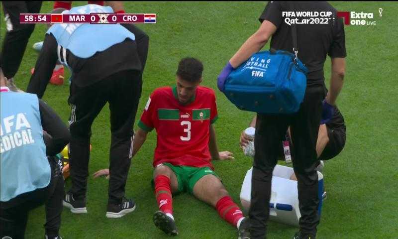 كأس العالم 2022.. نصير مزراوي يغادر مباراة المغرب وكرواتيا للإصابة
