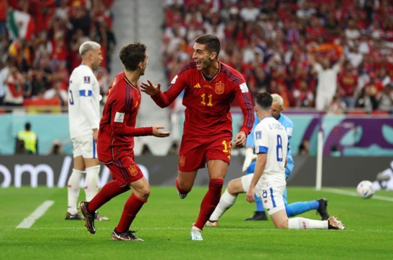 شاهد.. أهداف مباراة إسبانيا وكوستاريكا في كأس العالم 2022