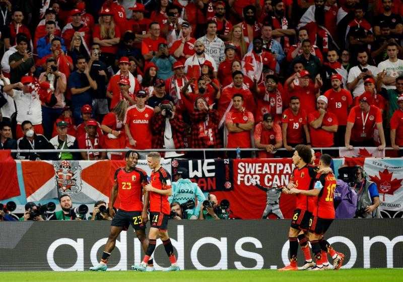 بلجيكا تفوز على كندا بصعوبة في كأس العالم 2022
