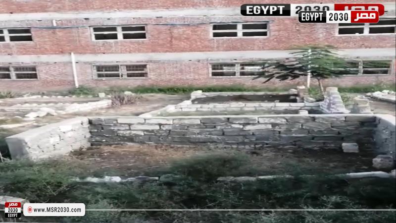 مقابر مهدومة بقرية نظارة سماديس
