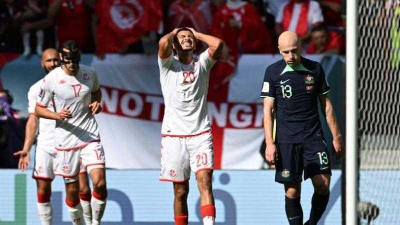 تونس تهدر الفرص وتتأخر بهدف نظيف من أستراليا في الشوط الأول
