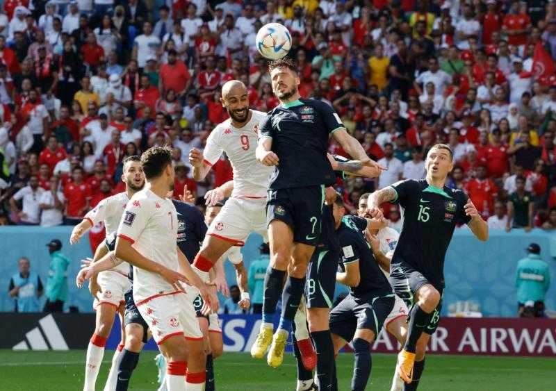 تونس تقترب من توديع كأس العالم بعد الخسارة من أستراليا