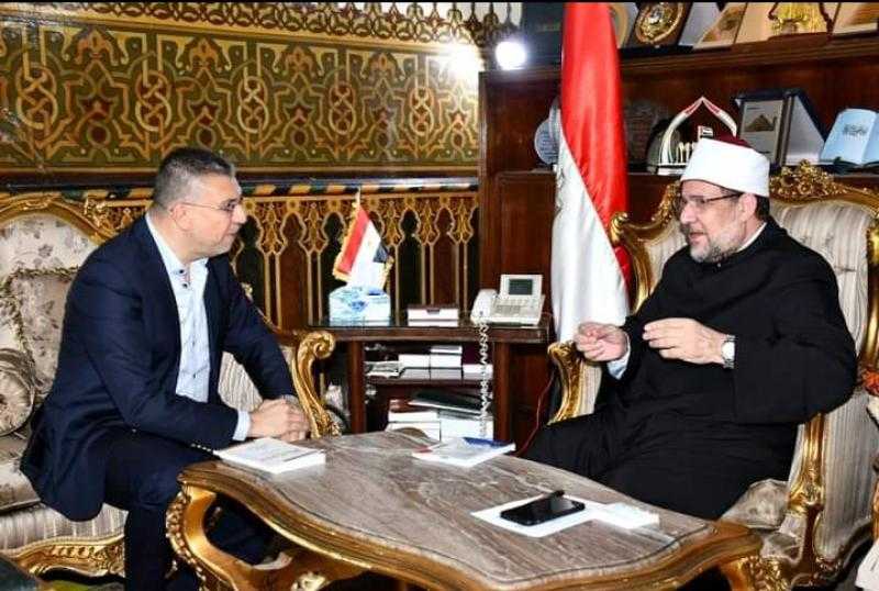وزير الأوقاف يستقبل رئيس اتحاد إذاعات وتليفزيونات دول منظمة التعاون الإسلامي