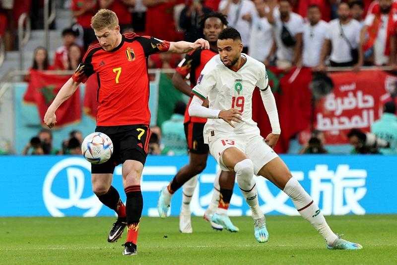 الشوط الأول.. «VAR» يحرم المنتخب المغربي من التقدم أمام بلجيكا في كأس العالم 2022