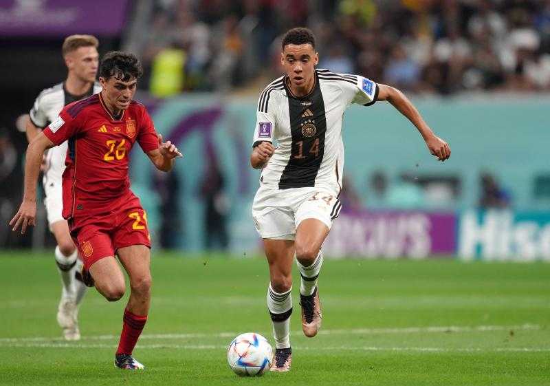 ترتيب المجموعة الخامسة في كأس العالم 2022  بعد تعادل إسبانيا وألمانيا