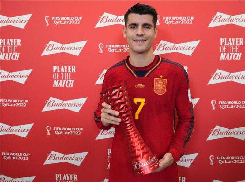 موراتا أفضل لاعب في مباراة إسبانيا وألمانيا بكأس العالم 2022