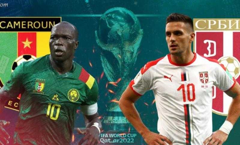 التشكيل الرسمي لمباراة الكاميرون وصربيا في كأس العالم 2022