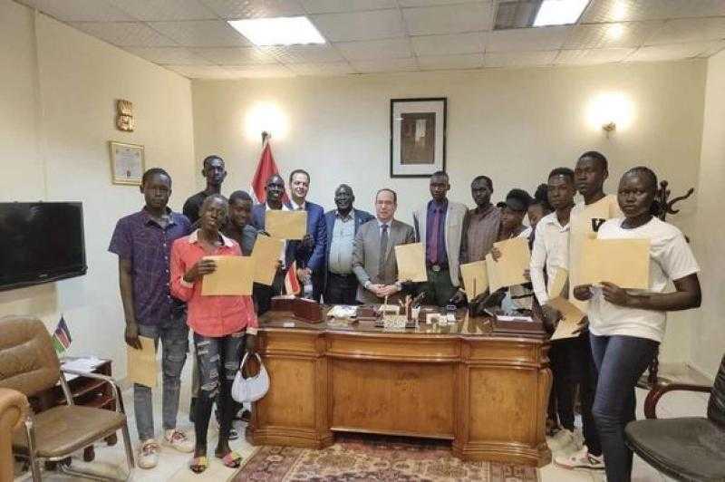 سفارة مصر في جوبا تحتفل بطلاب جنوب السودان المقبولين في المنح الدراسية