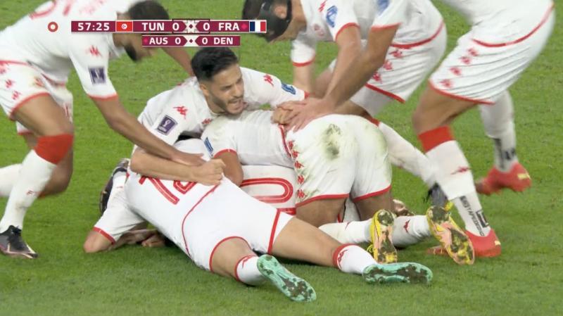 الخزري يتقدم لمنتخب تونس أمام فرنسا