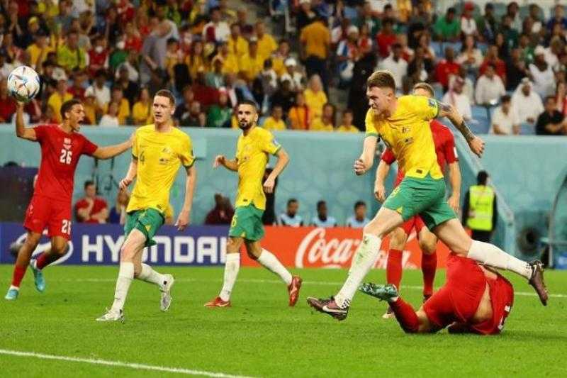 تأهل تاريخي لـ أستراليا بعد الفوز على الدنمارك في كأس العالم 2022