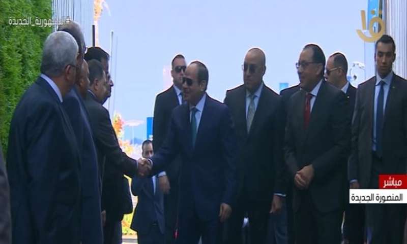 السيسي-صورة من مقطع الفيديو