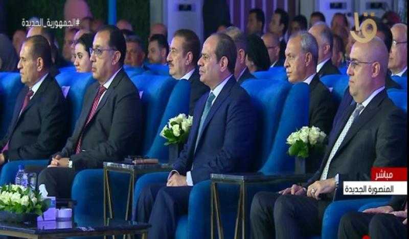 السيسي: نصيب الفرد من الأراضي الزراعية كان فدان أيام محمد علي.. «فيديو»