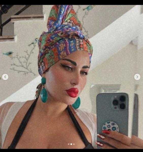 إطلالة جريئة لندى الكامل طليقة أحمد الفيشاوي عبر إنستجرام