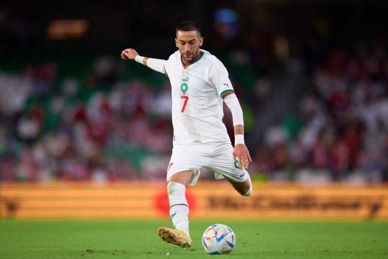 زياش يتقدم مبكرًا للمغرب أمام كندا