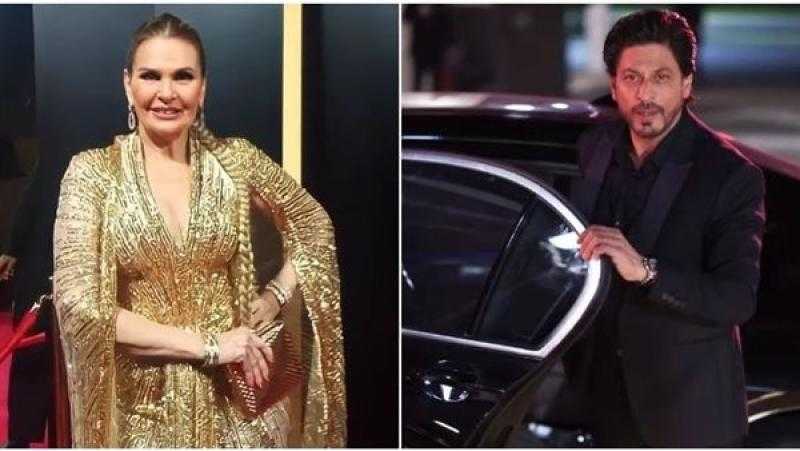 رد فعل يسرا على حديث شاروخان عنها