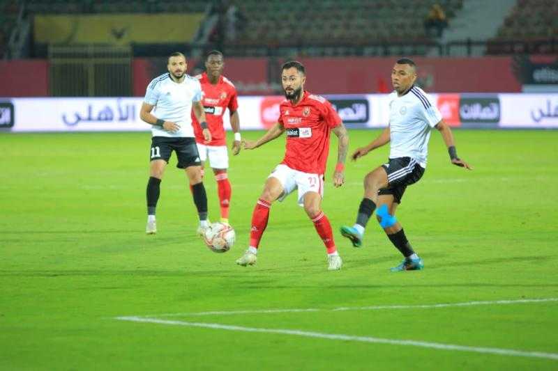 طلائع الجيش يتقدم على الأهلي بهدف في الشوط الأول