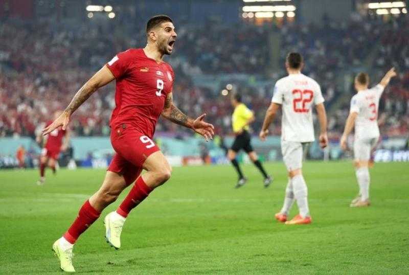 شوط أول مثير بين سويسرا وصربيا في كأس العالم