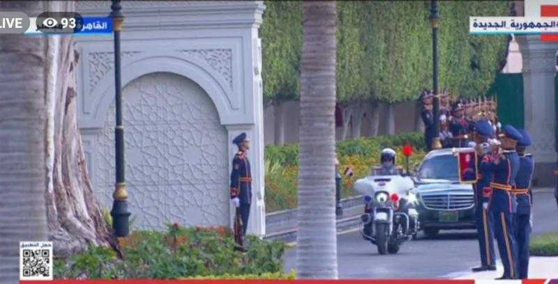 بالنشيد الوطني.. مراسم استقبال رسمية لملك للأردن في قصر الاتحادية