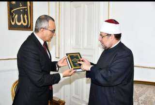 وزير الأوقاف يستقبل سفير مصر في السنغال