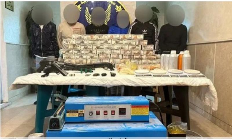 ضبط تشكيل عصابي بحوزته كمية من مخدر الهيروين وأسلحة نارية