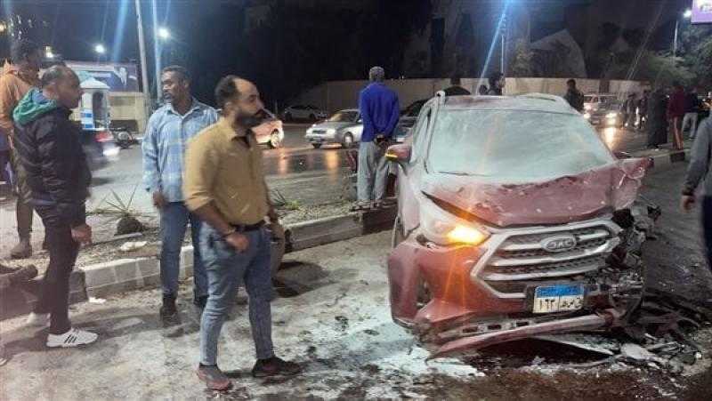 مصرع وإصابة 4 في حادث تصادم على الطريق الدائري بالغربية