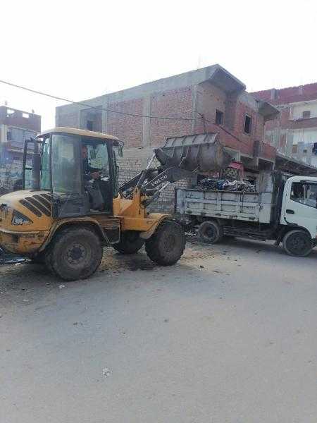 رفع 420 طن مخلفات بأحياء الإسكندرية