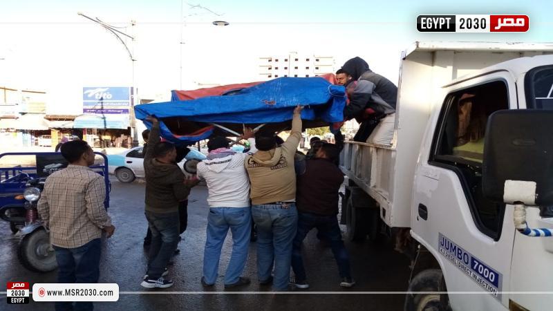 إشغالات الطرق- صورة أرشيفية