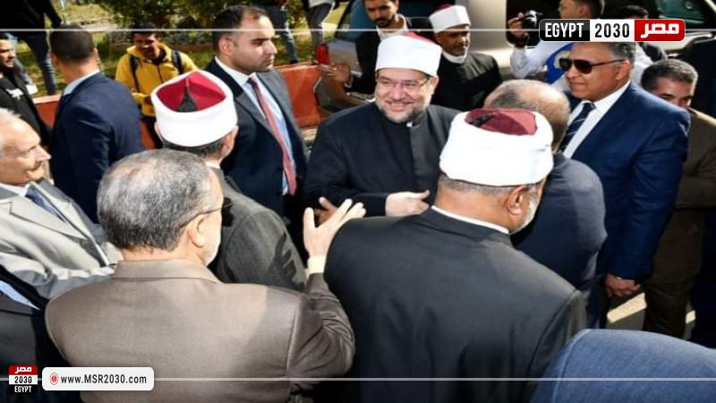 وزير الأوقاف خلال الافتتاح