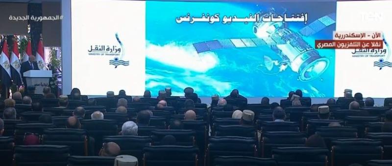 السيسي يشهد افتتاح عددا من المشروعات بالإسكندرية عبر الفيديو كونفرانس.. «فيديو»
