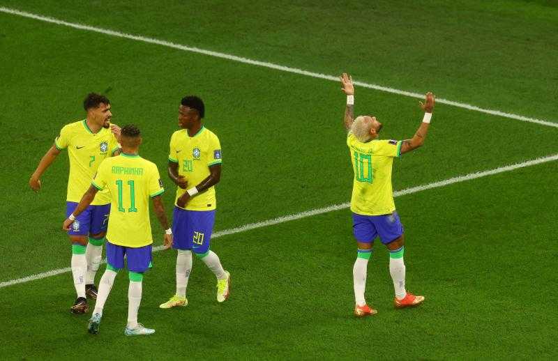 الشوط الأول.. البرازيل تقسو على كوريا الجنوبية برباعية نظيفة في كأس العالم 2022