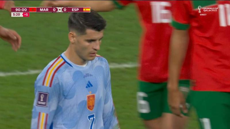 مباراة المغرب وإسبانيا 