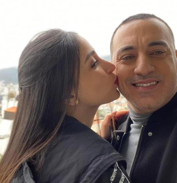 هكذا احتفلت زوجة الفنان دياب بعيد ميلاده