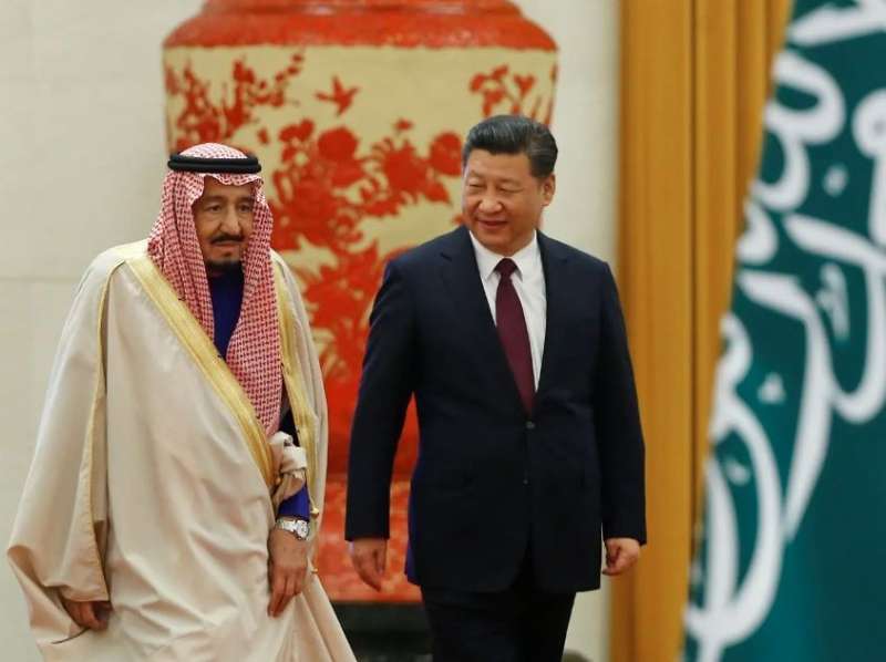 الملك سلمان والرئيس الصيني