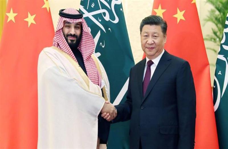 ولي العهد السعودي والرئيس الصيني