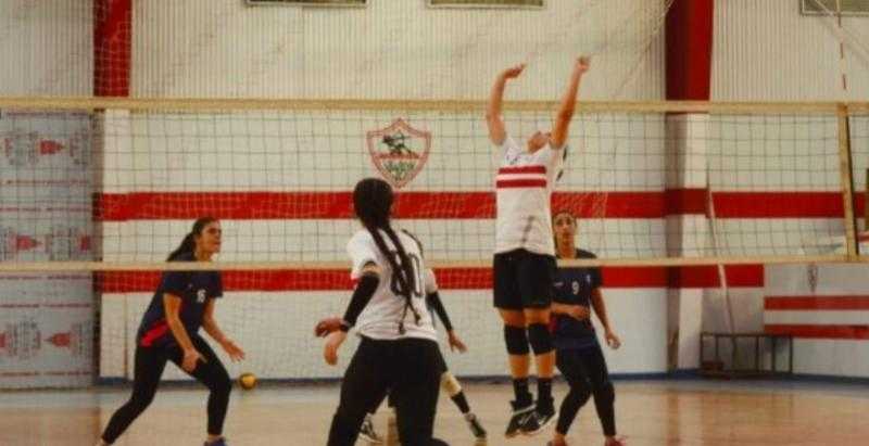 ناشئات الطائرة بالزمالك يهزمن القناة في دوري الجمهورية