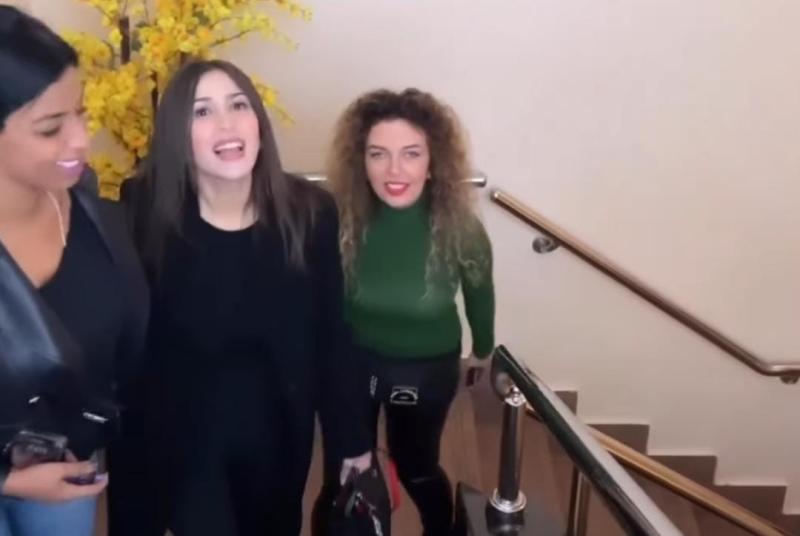 على أنغام «يا بختي بيه».. جنات تشارك فيديو كواليس «أجمد 7 الساعة 7»